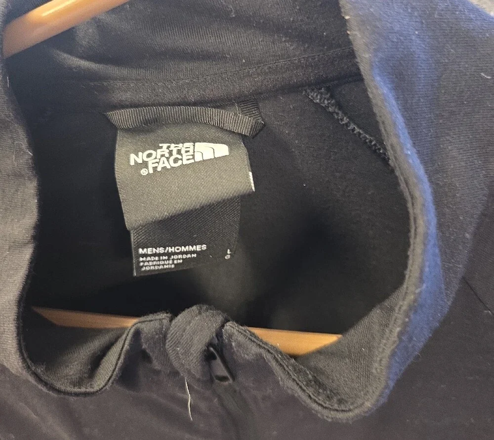 The North Face Black Lightweight Quarter-Zip Pullover